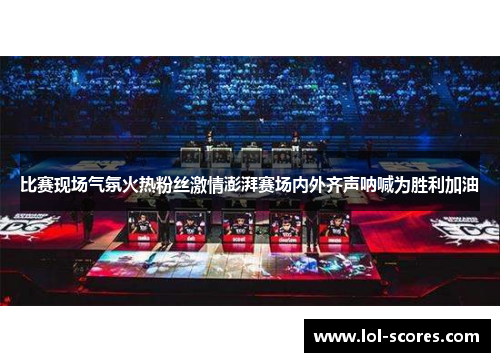 比赛现场气氛火热粉丝激情澎湃赛场内外齐声呐喊为胜利加油