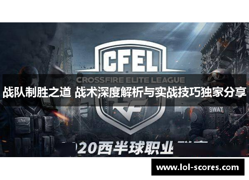 战队制胜之道 战术深度解析与实战技巧独家分享
